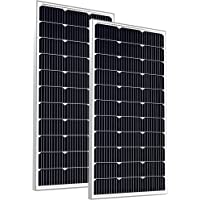 SOLPERK 200W Solar Panels 12V, Monocrystalline Solar Panel Kit with High Efficiency Module PV Power for Battery Charging…