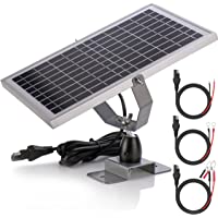 SUNER POWER 12V Waterproof Solar Battery Trickle Charger & Maintainer - 10 Watts Solar Panel Built-in Intelligent MPPT…