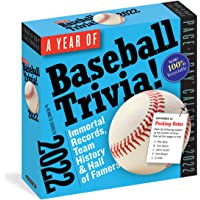 A Year of Baseball Trivia! Page-A-Day Calendar 2022: Celebrating Teams, Stats, Personalities, and Record Setting Moments…