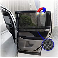 ggomaART Car Side Window Sun Shade - Universal Reversible Magnetic Curtain for Baby and Kids with Sun Protection Block…