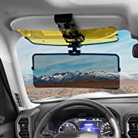 EcoNour Curved Sun Blocker for Car Windshield Visor Day & Night | 2 in 1 Polarized 360 Degree Rotatable UV and Anti…
