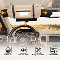 JoyTutus Car Sun Visor Sunshade Extender, Adjustable Car Sun Visor Extender Protects from Anti-Glare, UV Rays Blocker…