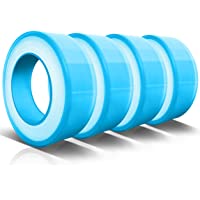 4 Rolls 1/2 Inch(W) X 320 Inches(L) Teflon Tape,Thicker and Higher Density for Plumbers Tape,Plumbing Tape,PTFE Tape…