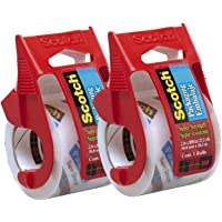 Scotch Heavy Duty Packaging Tape, 2 Inches x 800 Inches, Clear - 2 Count