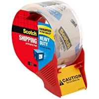 Scotch Heavy Duty Shipping Packaging Tape, 1.88" x 54.6 Yards, 3" Core, Clear, Great for Packing, Shipping & Moving, 1…