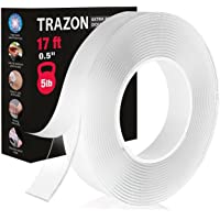 Double Sided Tape for Walls - Heavy Duty Removable Mounting Tape - Strong Adhesive, Washable and Reusable - Wall Tape…