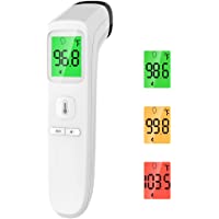 Anmeate Forehead Thermometer for Adults, No Touch for Fever, Baby Kids Child with Batteries, Fever Alarm, 35 Groups Data…