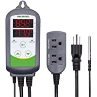 Inkbird ITC-308 Digital Temperature Controller 2-Stage Outlet Thermostat Heating and Cooling Mode Carboy Homebrew…