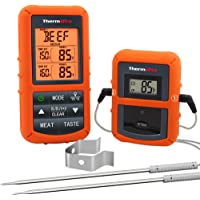 ThermoPro TP20 Wireless Meat Thermometer with Dual Meat Probe, Digital Cooking Food Meat Thermometer Wireless for Smoker…