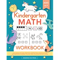 Kindergarten Math Workbook: Kindergarten and 1st Grade Workbook Age 5-7 | Homeschool Kindergarteners | Addition and…