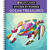 Brain Games - Sticker by Number: Ocean Treasures