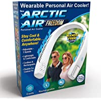 Ontel Arctic Air Freedom Portable Personal Air Cooler and Personal 3-Speed Neck Fan, Hands-Free Light-weight Design…
