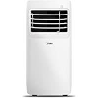MIDEA MAP08R1CWT Portable Air Conditioner, Dehumidifier, Fan 3-in-1, 8,000 BTU(for Rooms up to 175 sq.ft), White