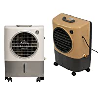 HESSAIRE MC18M Portable Evaporative Cooler – Gray, 1300 CFM, Cools 500 Square Feet