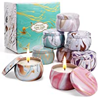 Scented Candles Gift Set Pack of 8 x4.4 oz Aromatic Candle 100% Natural Soy Wax Candles Perfect Gifts for Home Office…