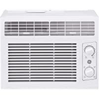 GE Air Conditioner for Window 5,000 BTU, Easy Install Kit Included, Dual Mechanics Fan Power and Temperature Control…