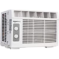 Amazon Basics Window-Mounted Air Conditioner with Mechanical Control - Cools 150 Square Feet, 5000 BTU, AC Unit