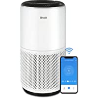 LEVOIT Air Purifiers for Home Large Room, Smart WiFi and PM2.5 Monitor H13 True HEPA Filter Removes Up to 99.97% of…