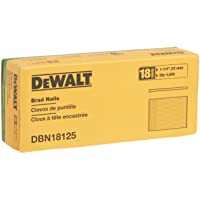 DEWALT Brad Nails, Heavy Duty, 18GA, 1-1/4-Inch, 5000-Pack (DBN18125)