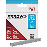 Arrow 506 Genuine T50 3/8-Inch Staples, 1250-Pack