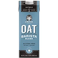 Califia Farms Oat Milk, Original Barista Blend, Shelf Stable, Non Dairy Milk, Creamer, Vegan, Plant Based, Gluten Free…