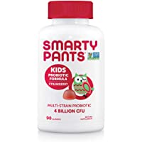 SmartyPants Kids Probiotic Immunity Gummies: Prebiotics & Probiotics for Immune Support & Digestive Comfort, Strawberry…