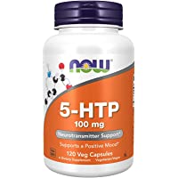 5-HTP (5-hydroxytryptophan) 100 mg, Neurotransmitter Support, 120 Veg Capsules,Exclusive Box of 1