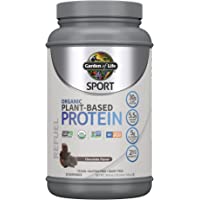Organic Vegan Sport Protein Powder, Chocolate - Probiotics, BCAAs, 30g Plant Protein for Premium Post Workout Recovery…