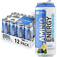 Optimum Nutrition Amino Energy + Electrolytes Sparkling Hydration Drink - Pre Workout, BCAA, Keto Friendly, Energy Drink…