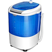 COSTWAY Mini Washing Machine with Spin Dryer, Washing Capacity 5.5lbs, Electric Compact Laundry Machines Portable…