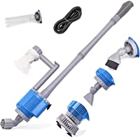 UPETTOOLS Aquarium Gravel Cleaner - Electric Automatic Removable Vacuum Water Changer Sand Algae Cleaner Filter Changer…