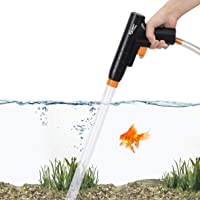 hygger Aquarium Gravel Cleaner, New Quick Water Changer with Air-Pressing Button Fish Tank Sand Cleaner Kit Aquarium…
