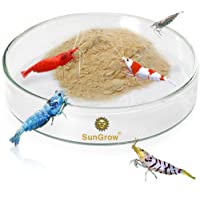 SunGrow Tough Borosilicate Glass Shrimp Feed Dish, 2.5 Inches Wide and 0.5 Inch Deep, Transparent Basin for Shrimp Food