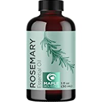 Pure Rosemary Essential Oil for Aromatherapy - Pure Rosemary Oil for Hair Skin and Nails - Refreshing Rosemary Essential…