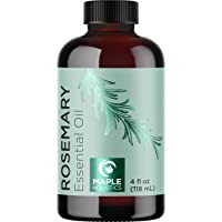 Pure Rosemary Essential Oil with Dropper - Undiluted Rosemary Oil for Hair Skin and Nails and Refreshing Aromatherapy…