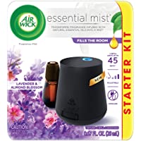 Air Wick Essential Mist, Essential Oil Diffuser, Diffuser + 1 Refill, Lavender and Almond Blossom, Air Freshener, 2…