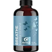 Breathe Blend Essential Oil for Diffuser - Invigorating Breathe Essential Oil Blend with Eucalyptus Peppermint Tea Tree…