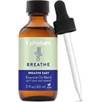 Breathe Essential Oil Blend 2 OZ – Breathe Easy for Allergy, Sinus, Cough and Congestion Relief - Therapeutic Grade…