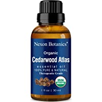 Cedarwood Essential Oil Organic 30 ml - Natural Pure Cedarwood Oil for Diffuser, Aromatherapy - Cedar Wood Essential Oil…