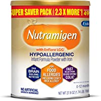 Enfamil Nutramigen Infant Formula, Hypoallergenic and Lactose Free Formula with Enflora LGG, Fast Relief from Severe…