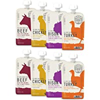 Serenity Kids Baby Food, Ethically Sourced Meats Variety Pack with Free Range Chicken, Grass Fed Bison, Pasture Raised…