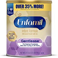 Enfamil Gentlease Baby Formula, Reduces Fussiness, Crying, Gas and Spit-up in 24 hours, DHA & Choline to support Brain…