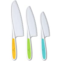 Tovla Jr. Knives for Kids 3-Piece Nylon Kitchen Baking Knife Set: Children's Cooking Knives in 3 Sizes & Colors/Firm…