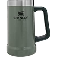 Stanley Adventure Big Grip Beer Stein, 24oz Stainless Steel Beer Mug, Double Wall Vacuum Insulation