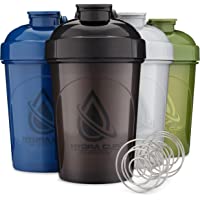 Hydra Cup - [4 pack] 20-Ounce Shaker Bottle with Wire Whisk Balls, Shaker Cup Blender for Protein Mixes, By Hydra Cup…