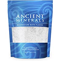Ancient Minerals Magnesium Bath Flakes of Pure Genuine Zechstein Chloride - Resealable Magnesium Supplement Bag That…