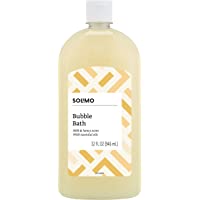 Amazon Brand - Solimo Milk and Honey Bubble Bath, 32 Fluid Ounce