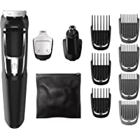 Philips Norelco Multigroomer All-in-One Trimmer Series 3000, 13 Piece Mens Grooming Kit, for Beard, Face, Nose, and Ear…
