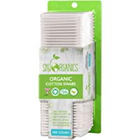 Cotton Swabs Organic by Sky Organics (Large pack of 500 ct.) Natural Cotton Buds, Cruelty-Free Cotton Swabs…