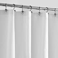 Waterproof Fabric Shower Curtain Liner - Soft & Light-Weight Cloth Shower Liner, 3 Bottom Magnets, Hotel Quality…